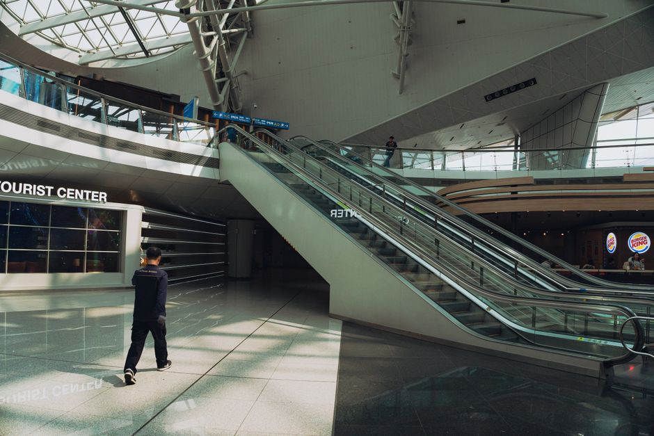 Passenger terminal and tourist centre at Incheon International Airport